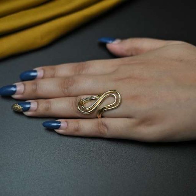 Gold Snake Ring